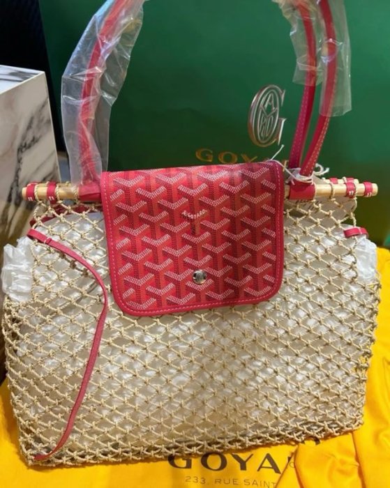 Сумка Goyard Aligre Limited Edition из рафии фото 4
