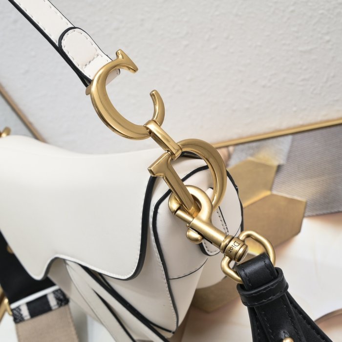 Сумка шкіряна жіноча Dior Saddle 25 см фото 4