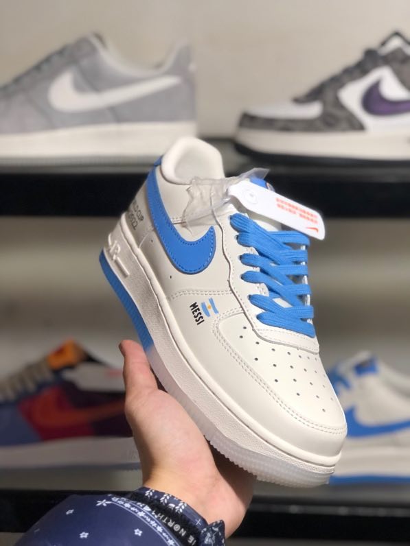 Кроссовки  Air Force 1 07 Low Blue White Limited