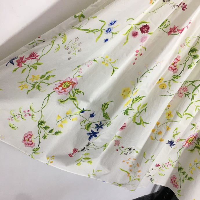 Плиссированная юбка с цветочным принтом фото 6