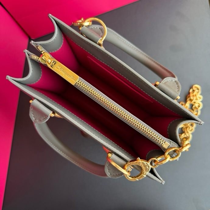 A bag leather women's 20 cm фото 5