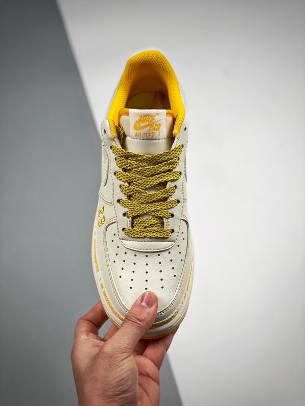 Кроссовки Air Force 1 07 Low DW8802-605 Rice White Yellow фото 2