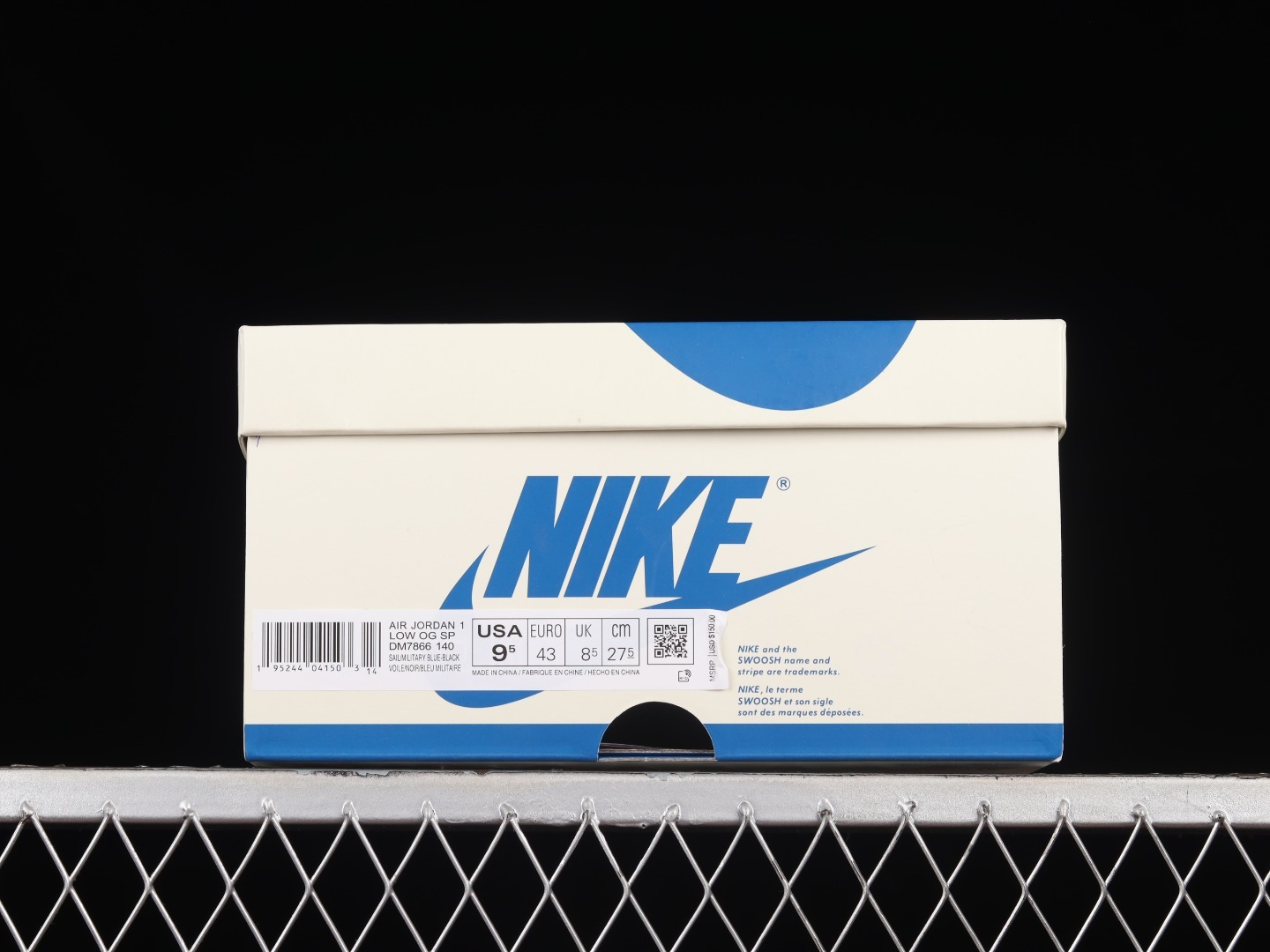 Кроссовки Jordan 1 Retro Low OG SP Fragment DM7866-140 фото 6