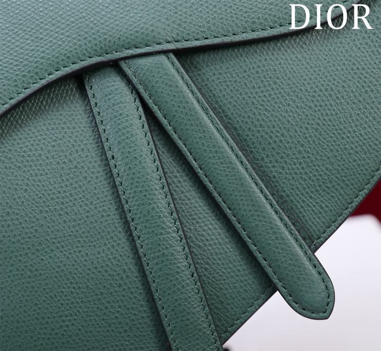 Сумка кожаная Dior Saddle 25 см фото 9