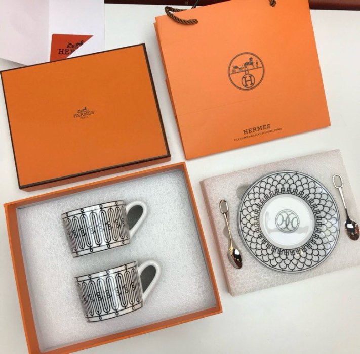 Набор посуды из костяного фарфора серии Hermes H-DECO фото 9