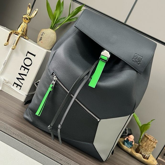 Backpack leather Puzzle 33 cm