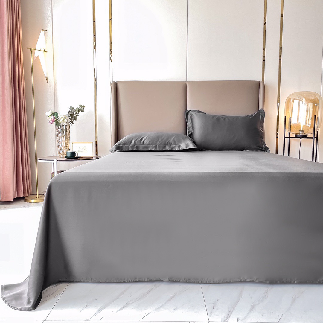 Комплект постельного белья из TENCEL, цвет серый фото 3