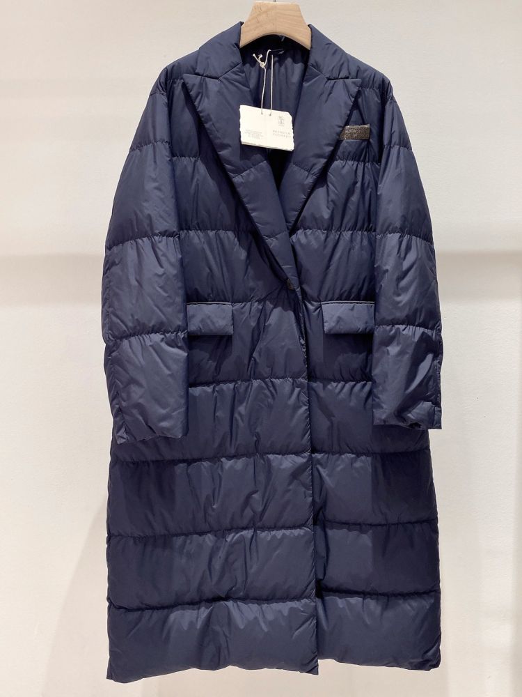 A long female Down jacket