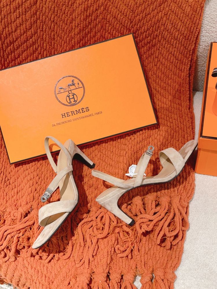 Босоножки Hermes Glamour на каблуке 7.5 см фото 5