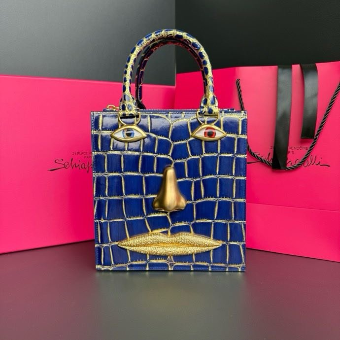 A bag leather women's 20 cm