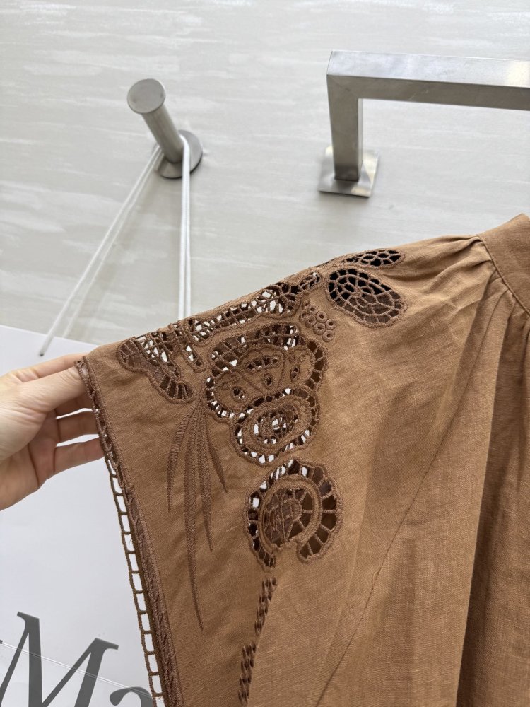 Роскошное льняное платье фото 6