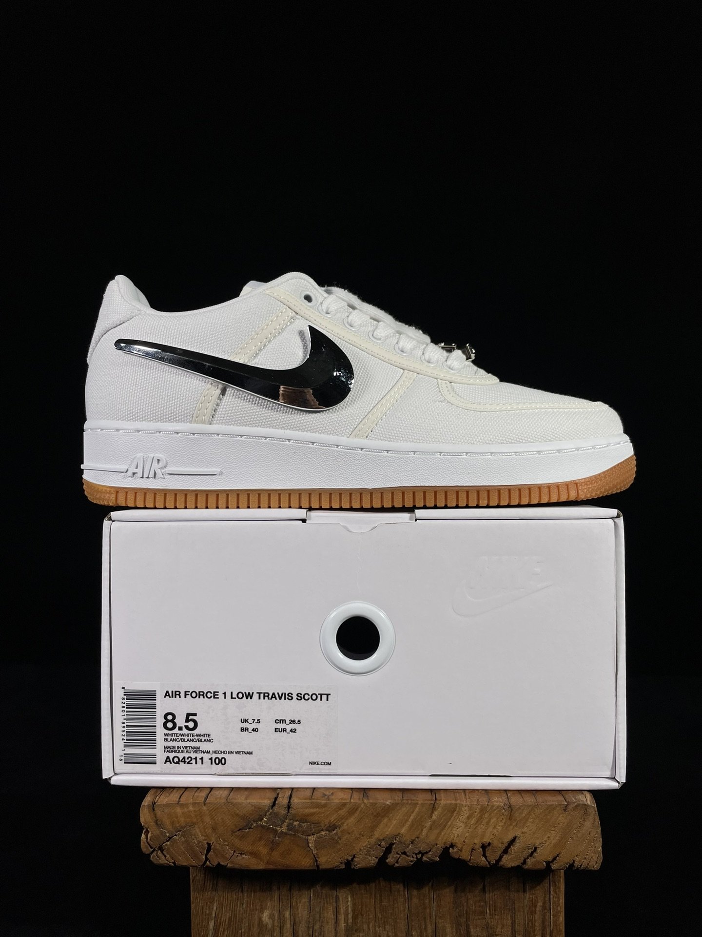 Кроссовки Air Force 1 Low Travis Scott AQ4211-100 фото 9