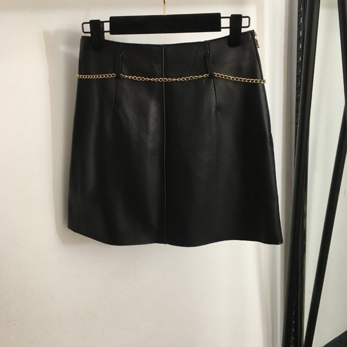 Skirt leather фото 8