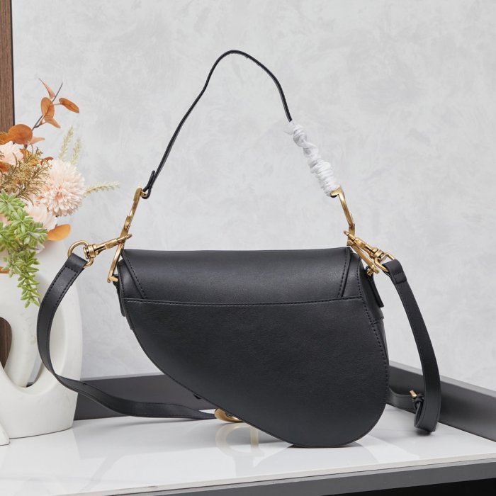 Сумка кожаная женская Dior Saddle 24 см фото 5
