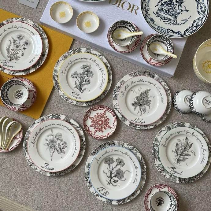 Set crockery of костаного porcelain series La Colle Noire, 41 subject фото 3
