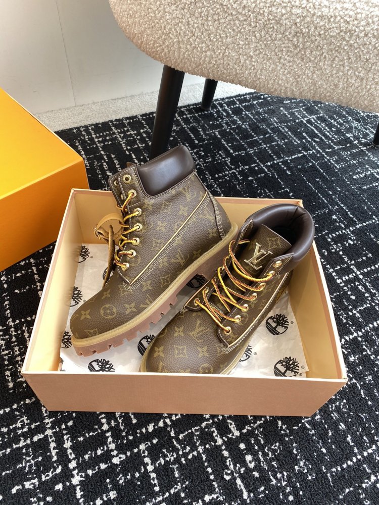 Ботинки женские Louis Vuitton x Timberland фото 4