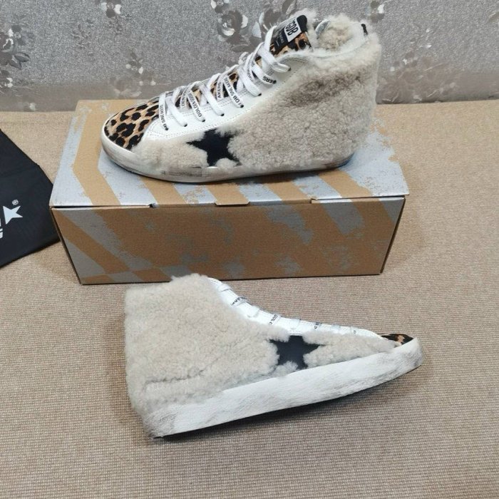 Кроссовки Golden Goose Super Star на меху фото 4