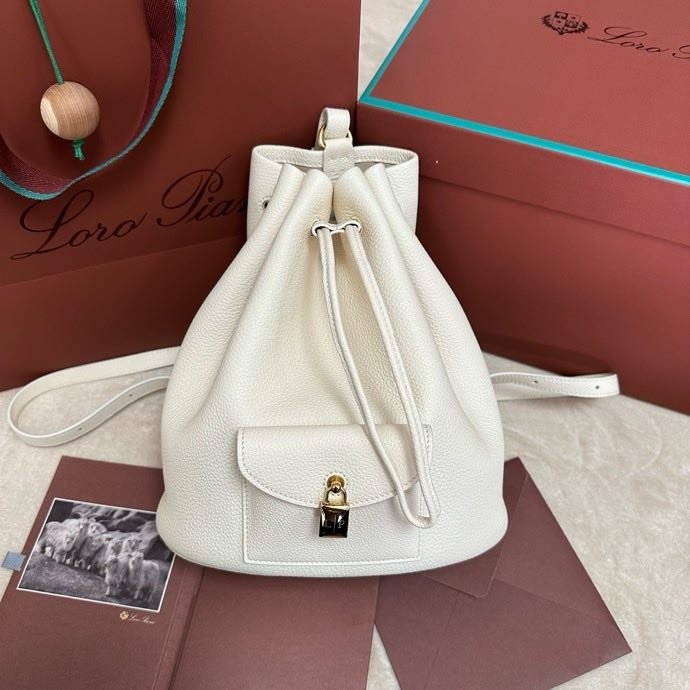 Backpack leather female Loro Piana Extra
