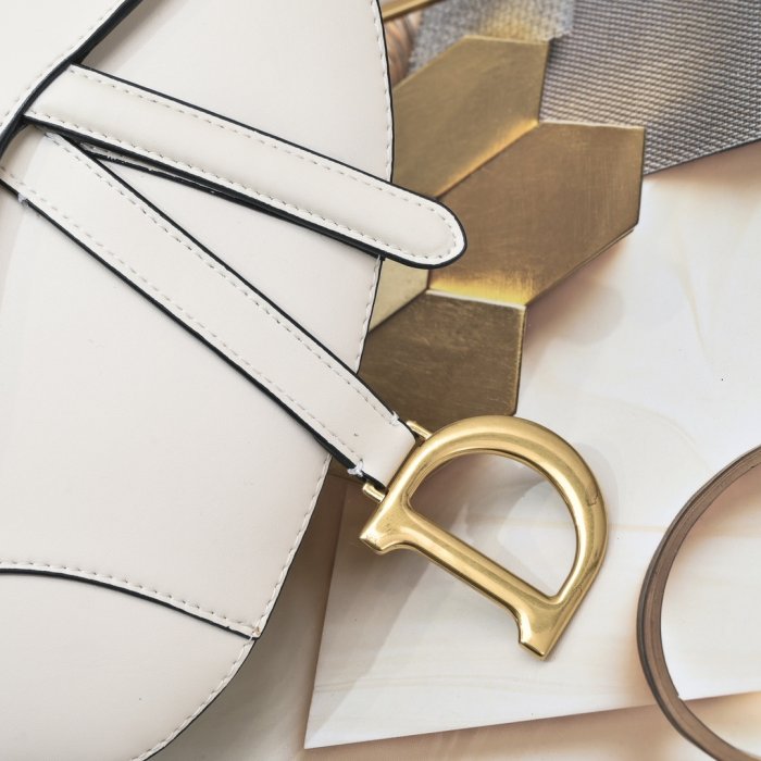 Сумка шкіряна жіноча Dior Saddle 25 см фото 3