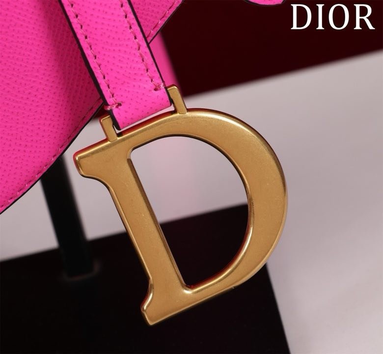 Сумка кожаная Dior Saddle 25 см фото 7