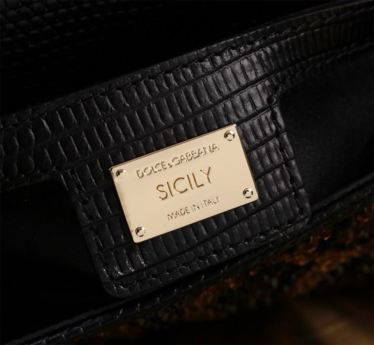 Сумка Rhinestone Sicily кожаная женская 18 см фото 6