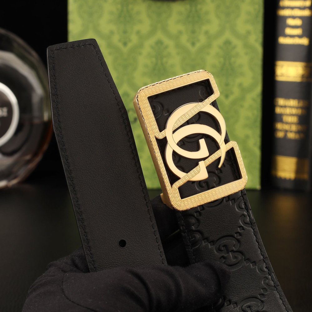 Belt leather 40 mm фото 5