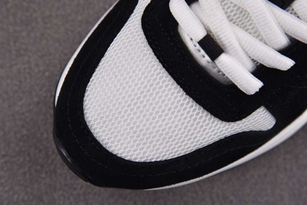 Кроссовки Dior B25 Runner Black Grey Oblique Leather фото 8