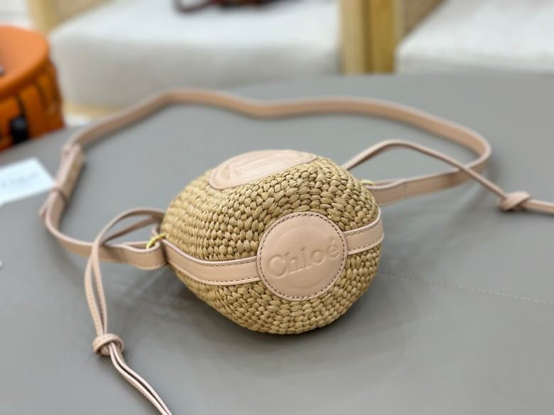 Солом'яний сумка Chloe S25 14 см фото 5