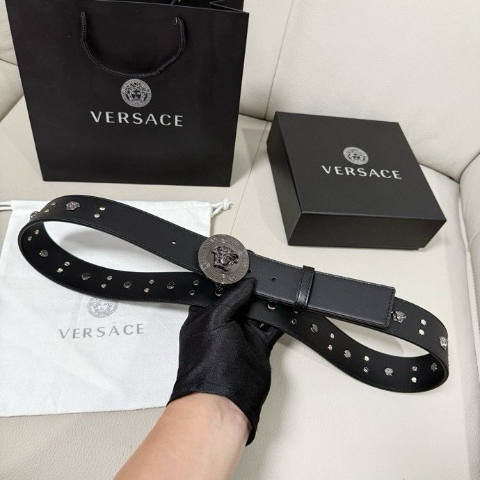 Belt leather 40 mm фото 5