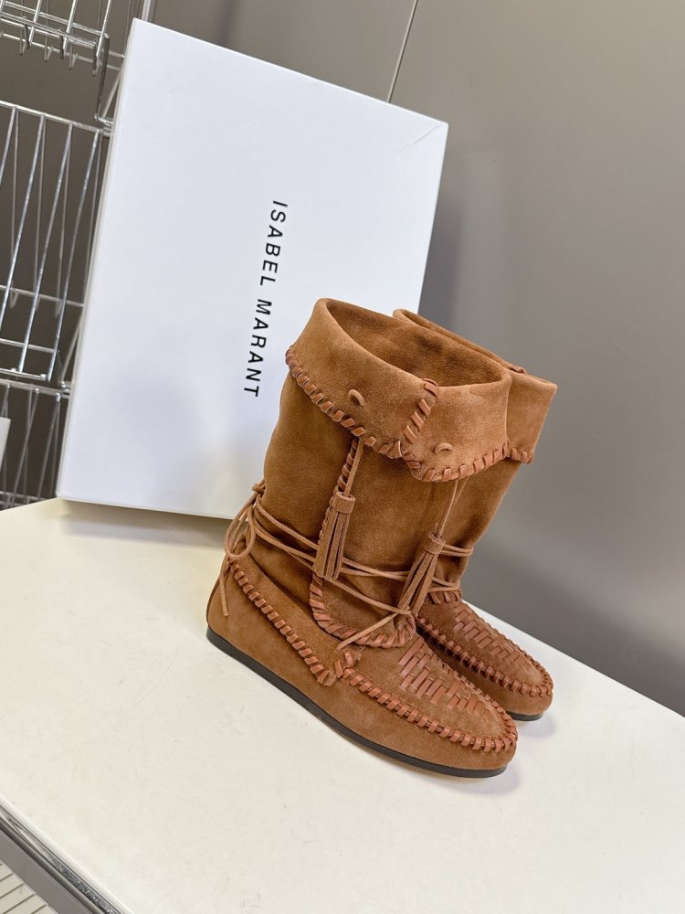 Boots leather women's фото 2