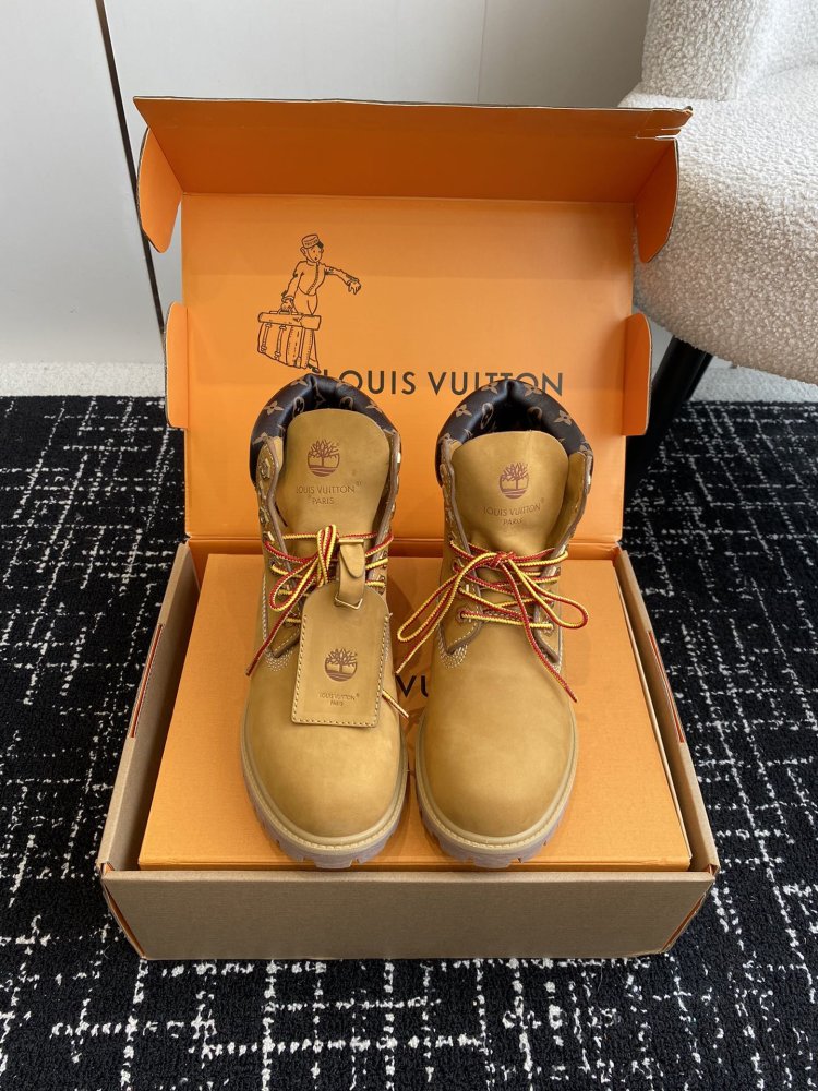 Ботинки женские Louis Vuitton x Timberland