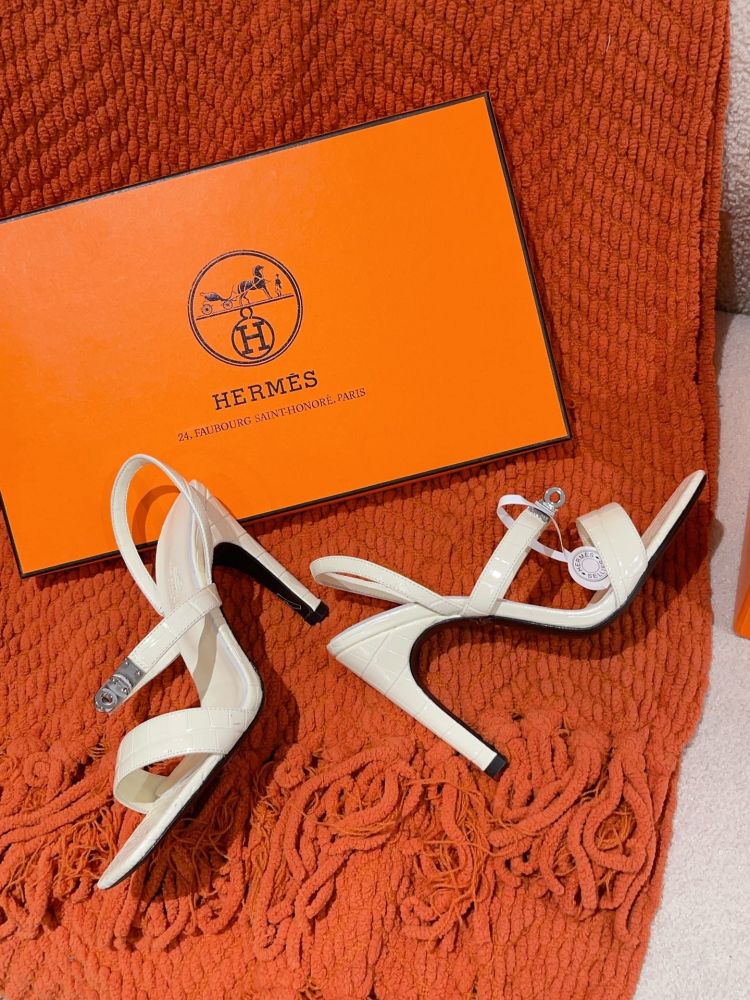 Босоніжки Hermes Glamour на підборах 9.5 см фото 5