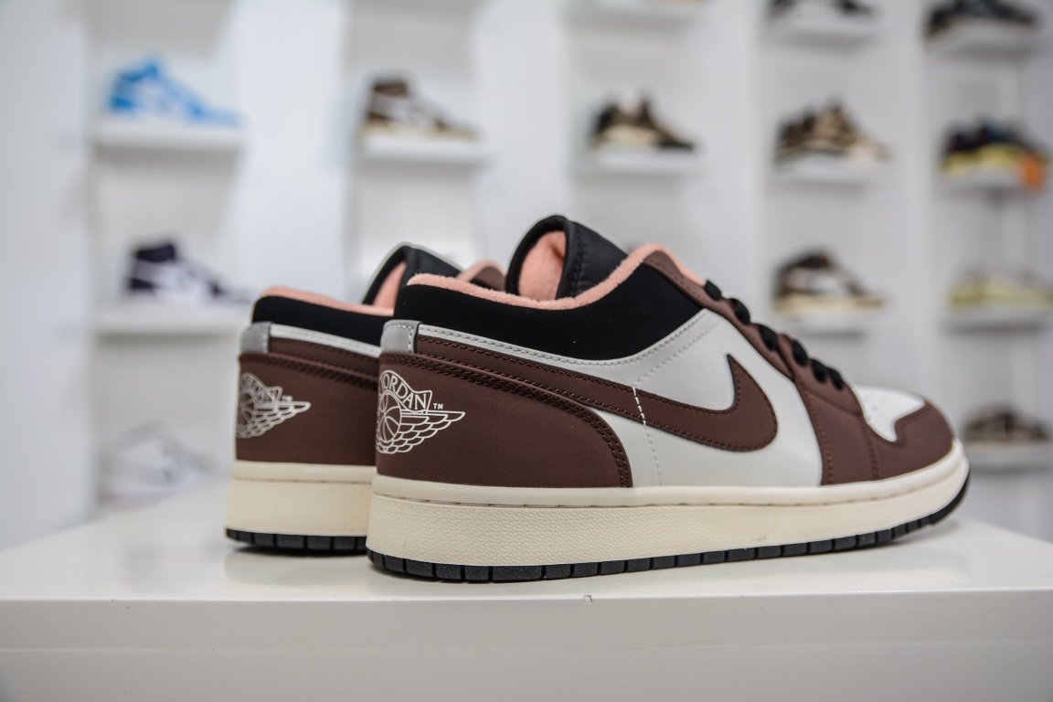 Sneakers Air Jordan 1 Low Mocha Brown DC6991 200 фото 6