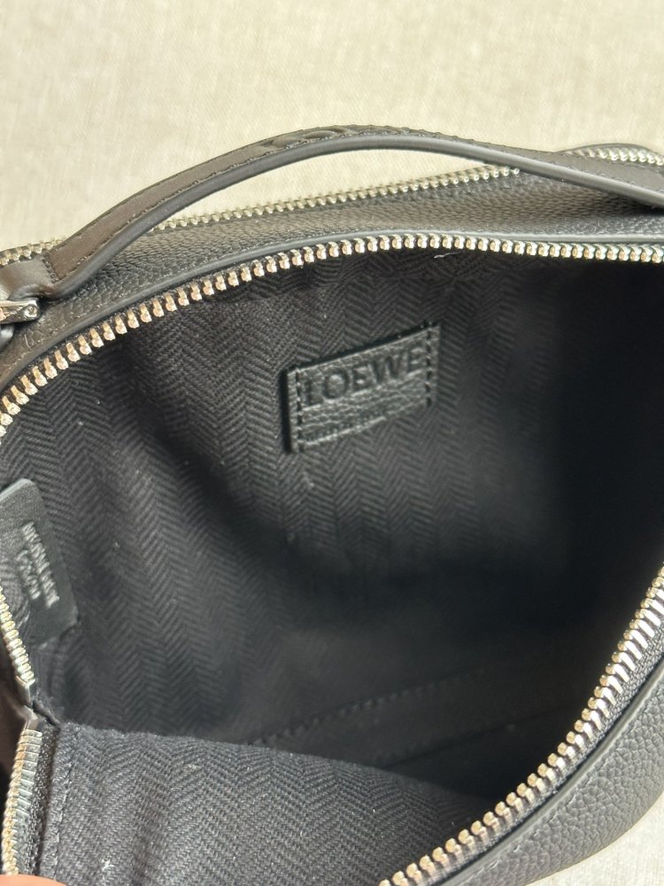 A bag leather 18 cm фото 9