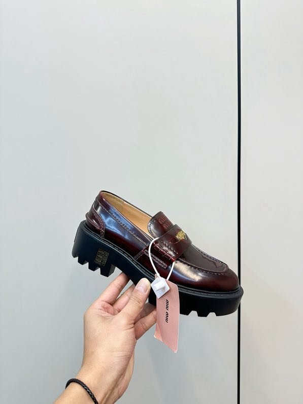 Лоферы женские на платформе