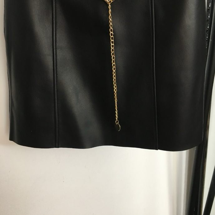 Skirt leather фото 4