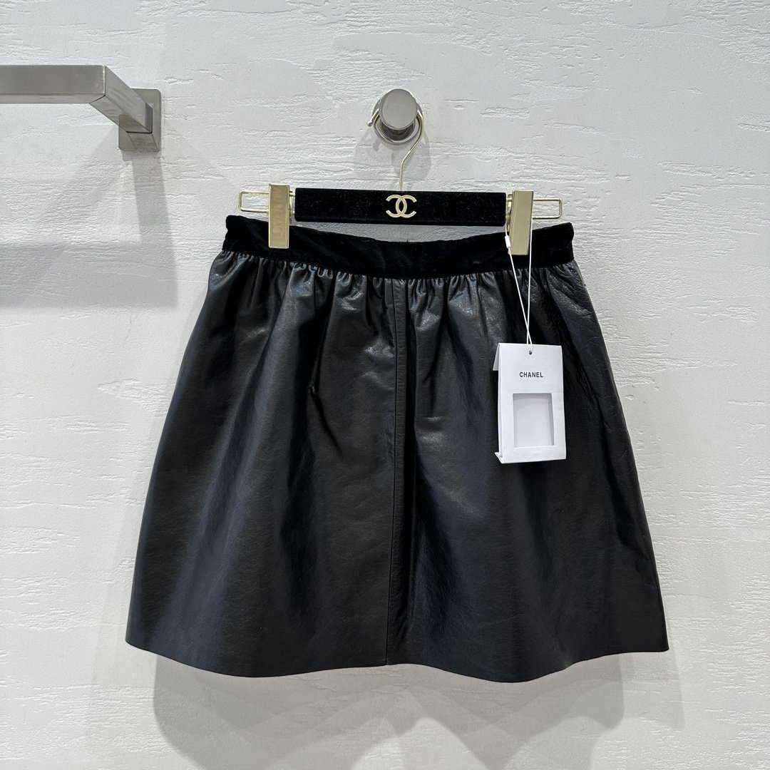 Skirt leather фото 6