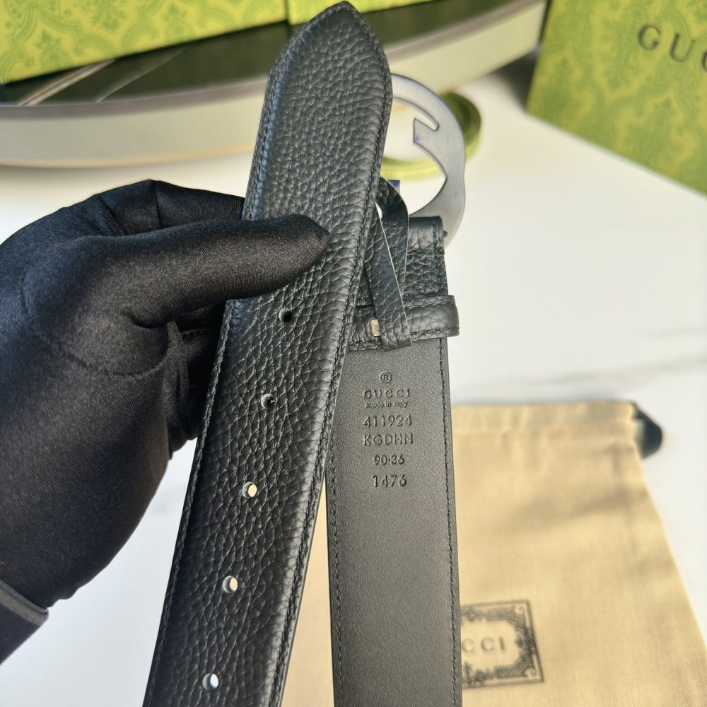 Belt leather 38 mm фото 6