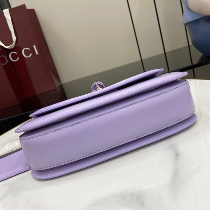 Сумка кожаная Gucci Bamboo Diva 26 см фото 3