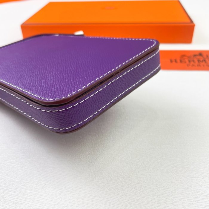 Кожаный чехол для телефона Hermes Hac a Box 17x10 см фото 3