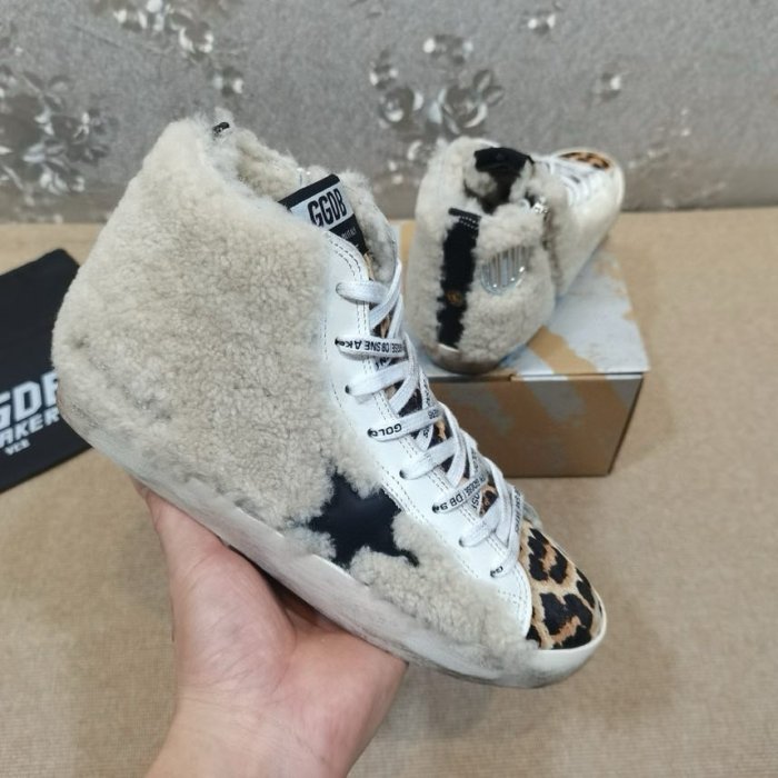 Кроссовки Golden Goose Super Star на меху фото 3