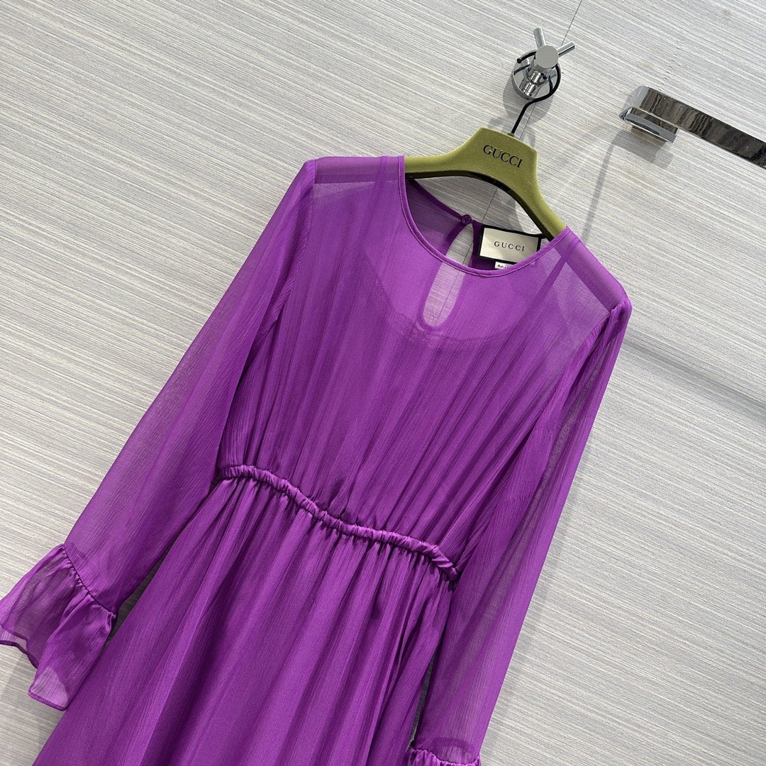 Элегантное фиолетовое платье фото 2