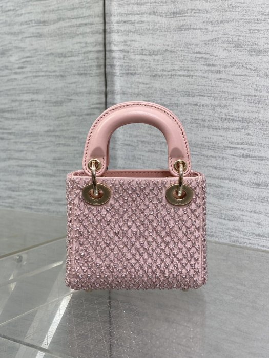 A bag women's Lady Dior Micro 12 cm фото 5