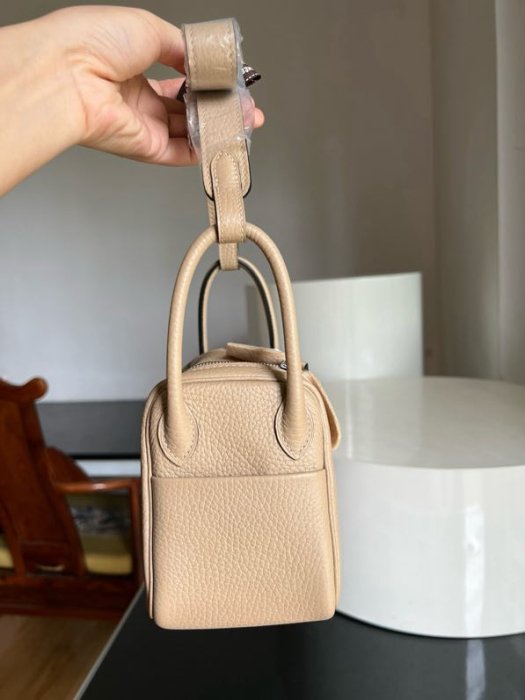A bag women's Hermes Mini Lindy 19 cm фото 8