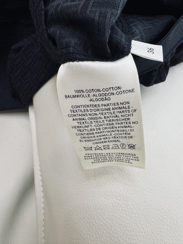 Широкі брюки з темним візерунком фото 9