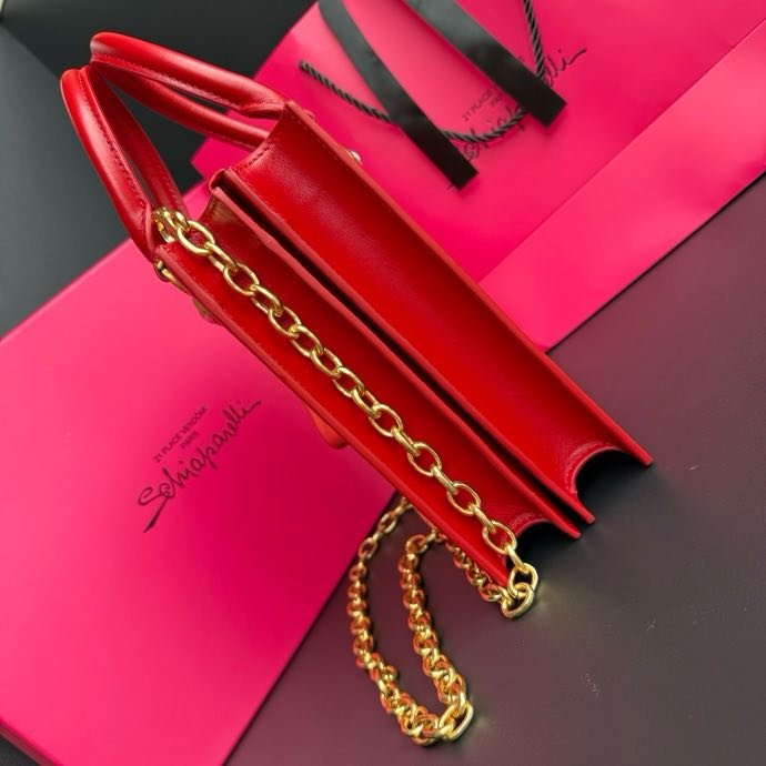 A bag leather women's 20 cm фото 2