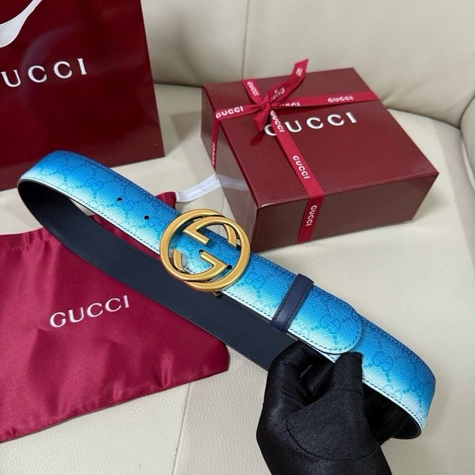 Belt leather 40 mm фото 5