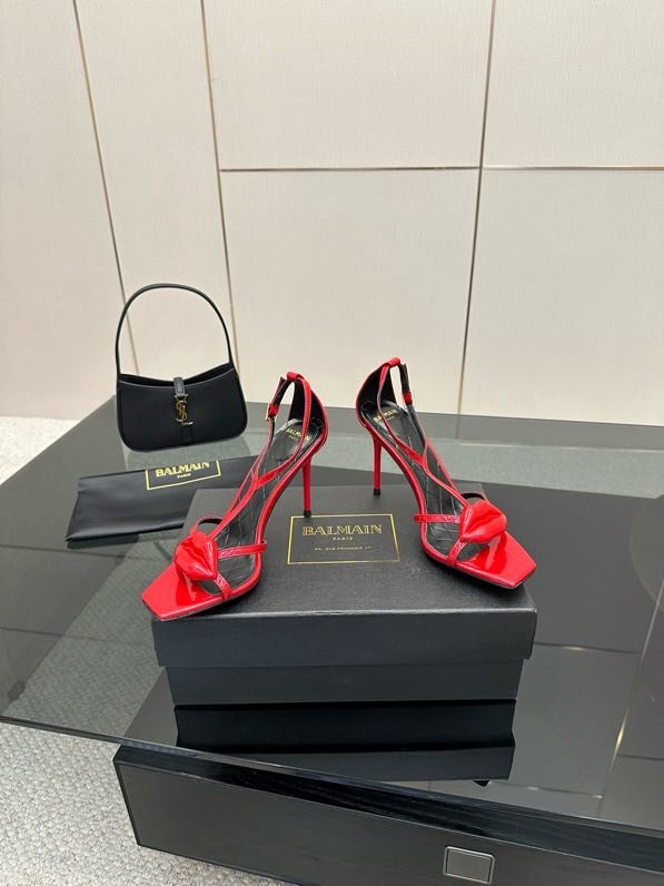 Sandals on high heel