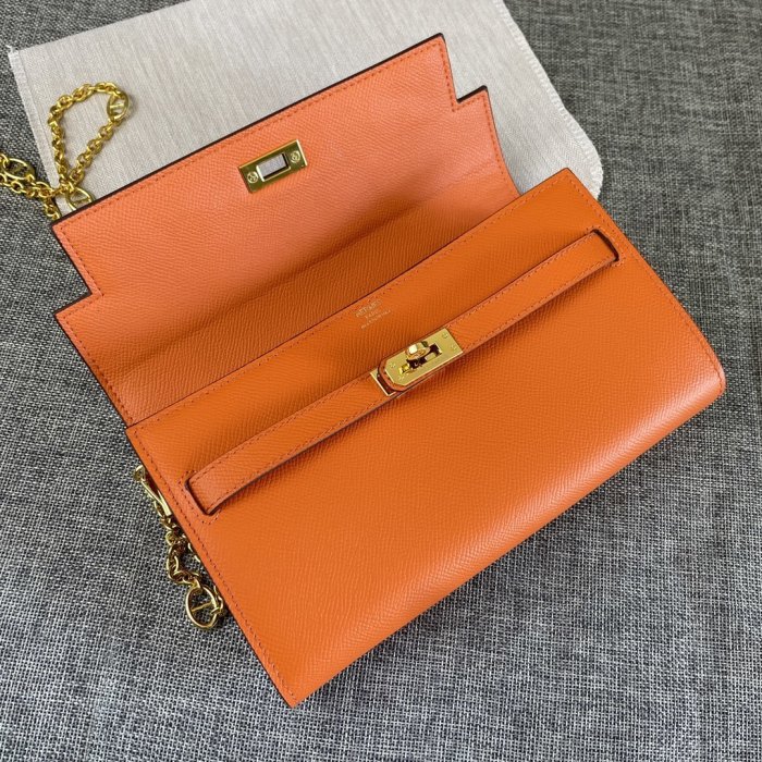 Сумка через плечо Kelly кожаная женская 22 см фото 5