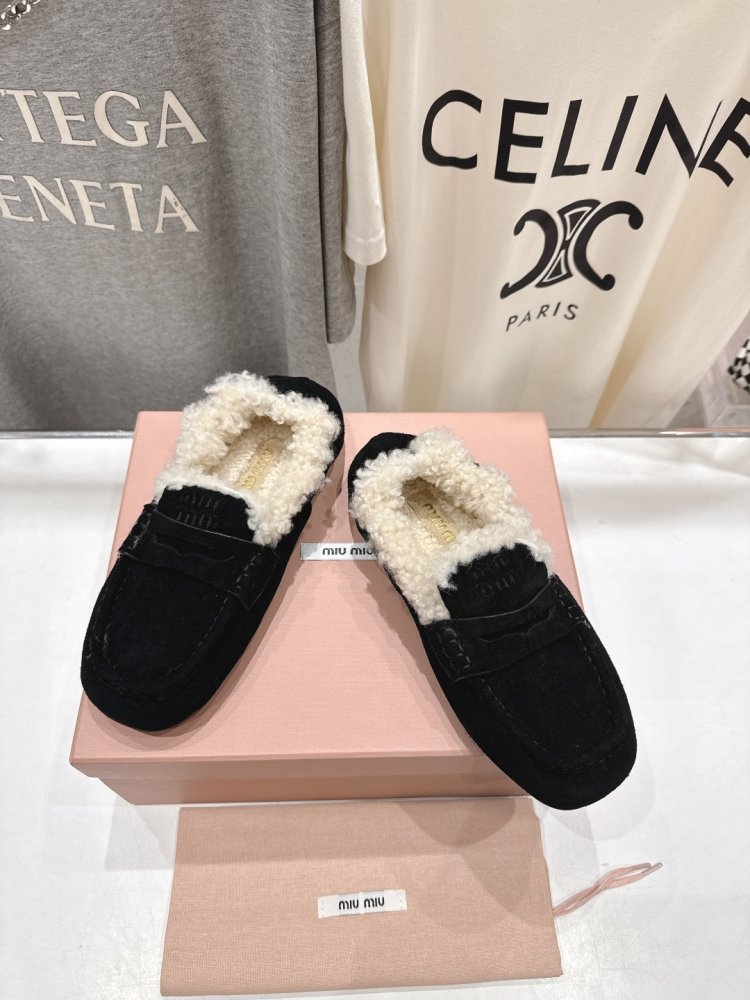 Лоферы женские на меху фото 2